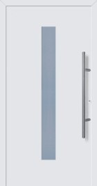 hormann household door in ral 9016 white with centre panel